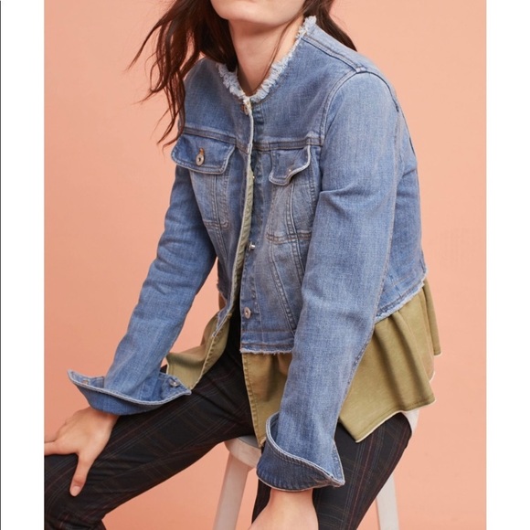 Anthropologie Jackets & Blazers - New Anthropologie denim jacket size XS